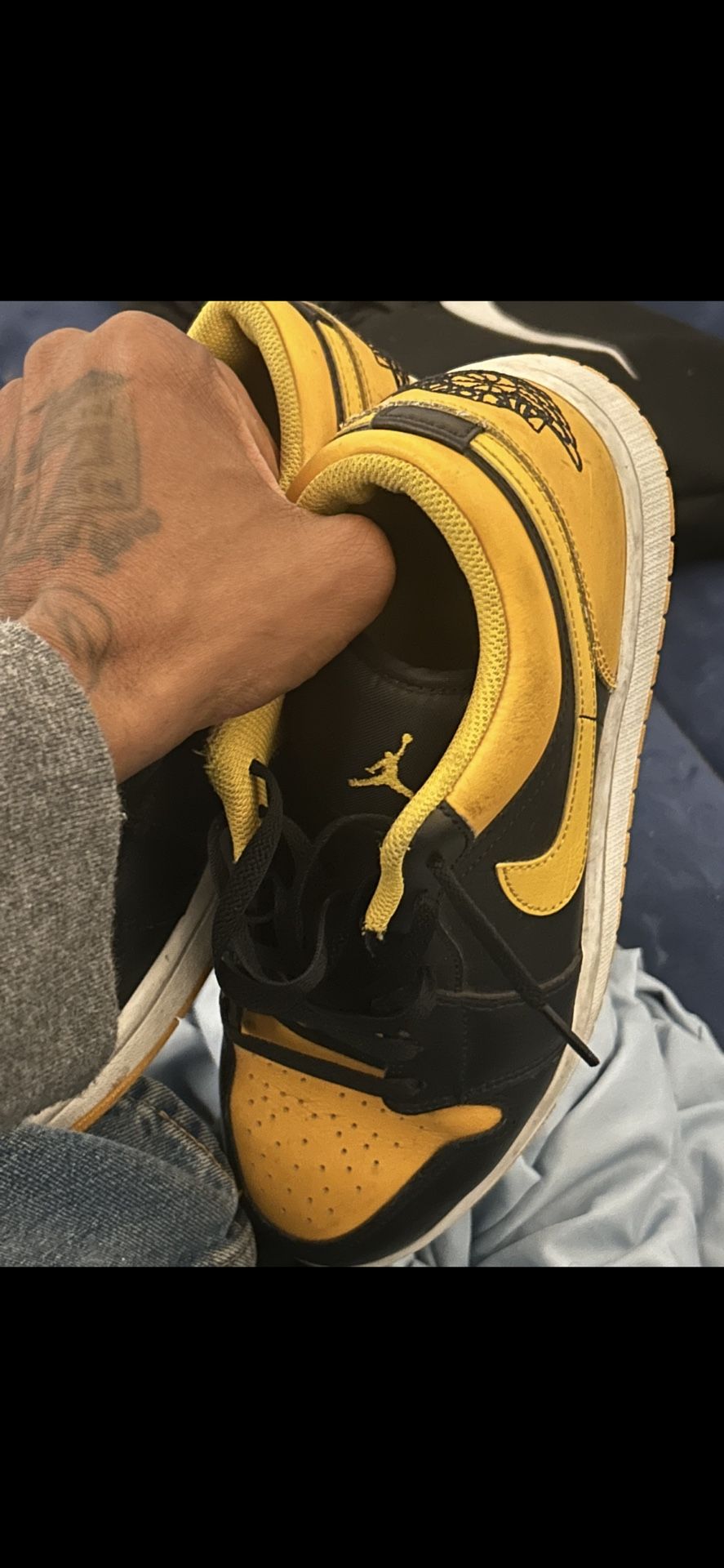 Air Jordan 1 Low 'Yellow Ochre' | Men's Size 9.5