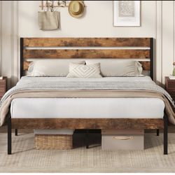 New queen size bed frame 