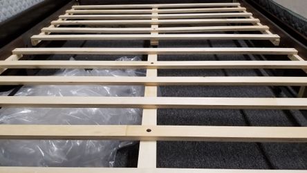 BRAND NEW CAL KING GRAY WOODEN PLATFORM