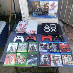 2 New controller,  6 Games of choose $300! Each Combo... PS4 Slim Combo $300!... Xbox One Combo $300! Each $300