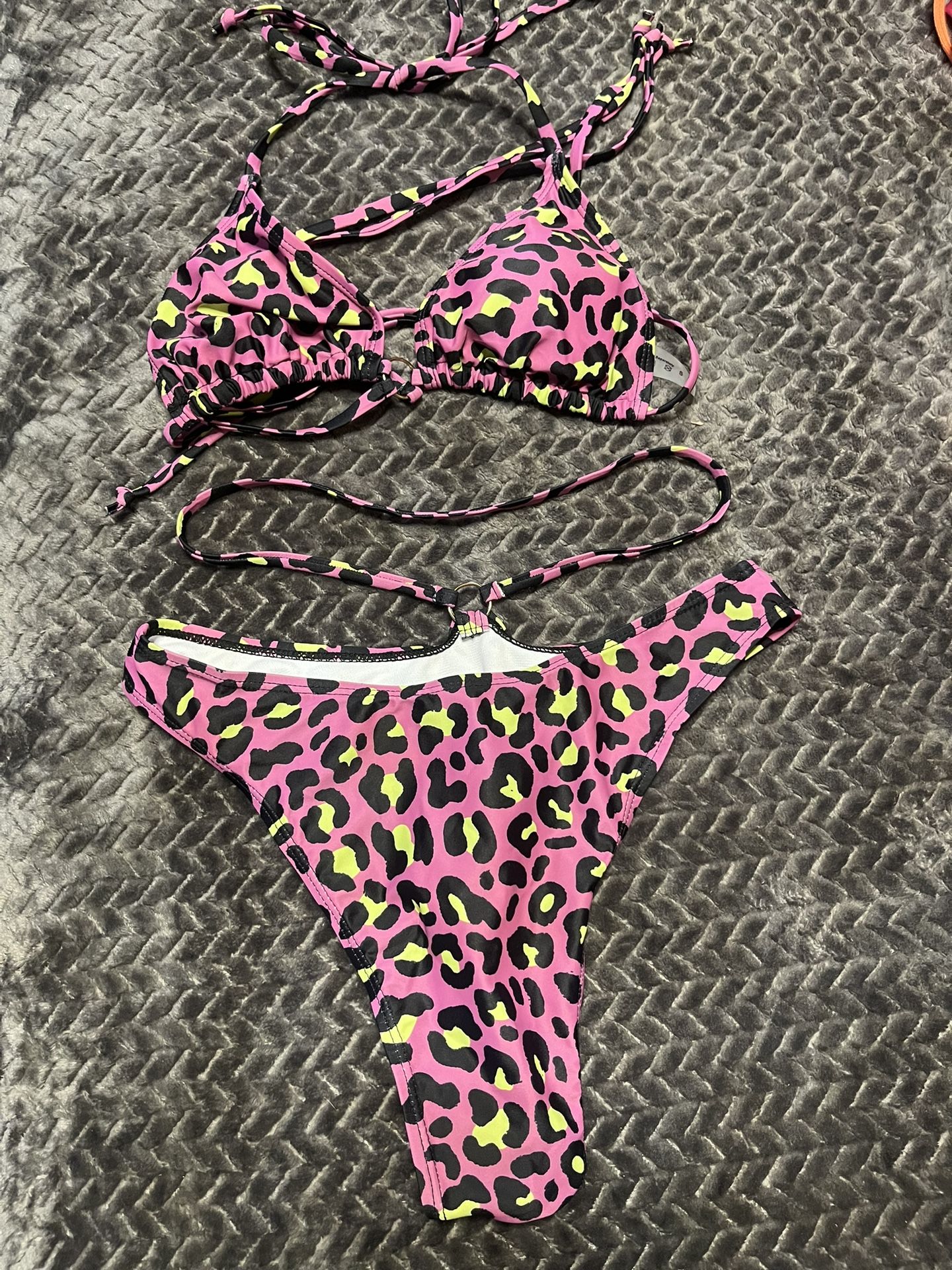 Leopard Pink Bikini
