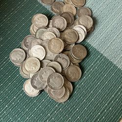 80 Silver Dimes 