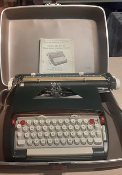 1964 Sears MEDALIST Electric Typewriter w/hard Case WKS GRT!!