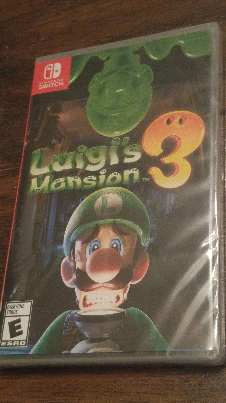 Luigi's Mansion 3 for Switch - Brand new, unopened