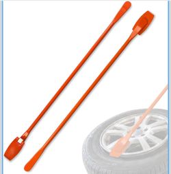 (2) Tire Mount and Demount Iron 41" Tire Spoon Bar with Upgraded Mount End, Heavy-Duty Tire Changing Tool for Efficient Removal & Installation $70 for