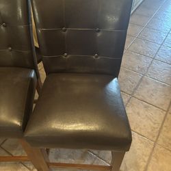 3 Beautiful  Bar Stools/high Chairs