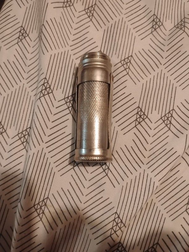Antique 1910-20s Silver Match Holder