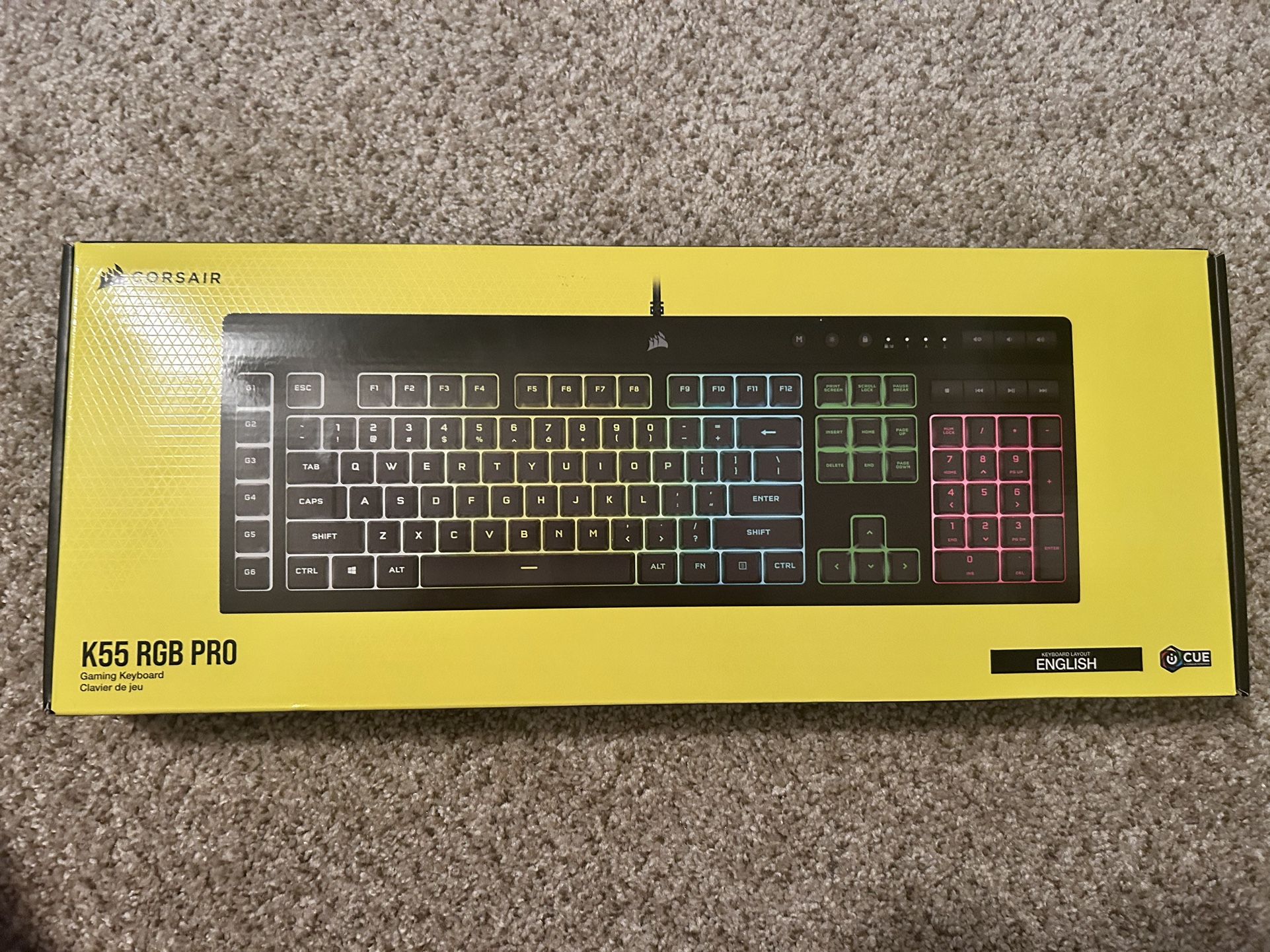 Wired Gaming Keyboard K55 RGB Pro