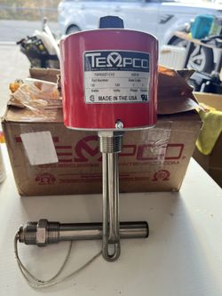Tempco 304 Stainless Steel Immersion Heater
