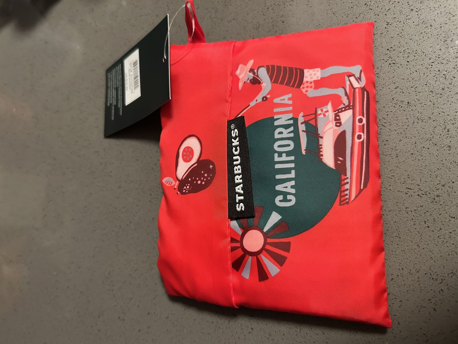 New Starbucks Foldable Tote Bag