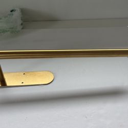 Self Adhesive Paper Towel Holder Under Cabinet Mount Wall Mounted Paper Towel Roll Holder for Kitchen  Bathroom Wall BBQ Grill Gold