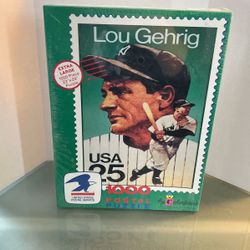 Lou Gehrig Postal Puzzle 1000 Piece Extra Large 23x29 Colorforms New 