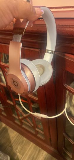 Pink Beats headphones