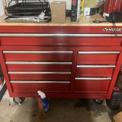 Two Husky Tool Boxes 