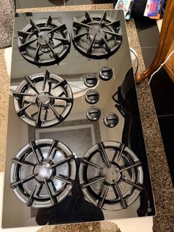 36” GE Gas Cooktop JGP636BEV3BB