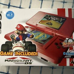 NEW Nintendo DS Original Mario Kart Bundle Hot Rod Red Sealed SELL/TRADE