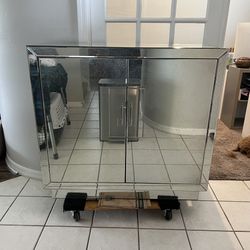 Uttermost Andover Mirrored Cabinet