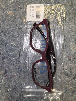 Elements EcoPure Eyeglass Frames EL-472 C2 Burgundy 53-15-138