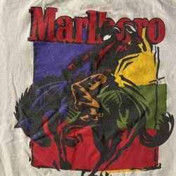 Vintage Marlboro Man Cowboy Color block Shirt
