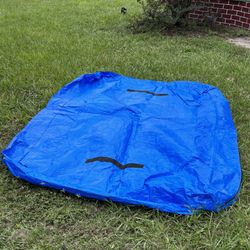 Blue Heavy-duty mattress bags for moving and storage (Queen Size)