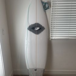 6’1 Sharp Eye Disco Surfboard w/ Fins/Leash