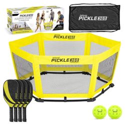 Brand New In The Box- GoSports Pickle 360 Paddle Ball Game Set - Choose Original or Hardcourt - Pickleball Without a Court