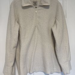 Women’s Warm Sherpa Pullover Half-Zip Size XL