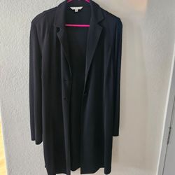 CABI Black Long Blazer Jacket