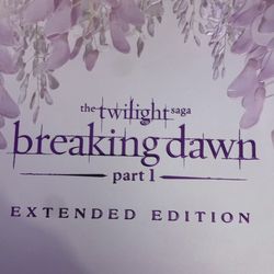 The TWILIGHT Saga BREAKING DAWN Part 1 Extended Edition (DVD + Digital-2011) NEW