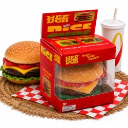 NeeDoh Burger Squishy – Free Shipping