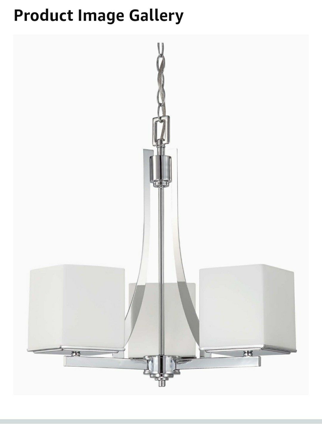 ciling lights wide chandelier polished chrome with stain white glass