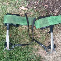 Buckingham Aluminum Tree Spurs W/European Gaffs 
