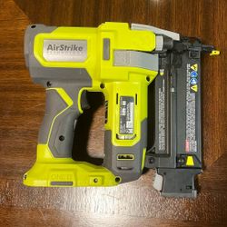 Ryobi One.+18v  18 Gauge. Cordless