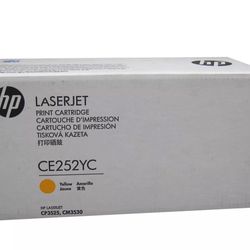HP 504A Original LaserJet Toner Cartridge - Yellow (CE252AC)