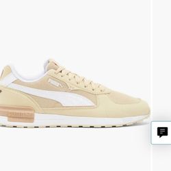 Puma Men's Gravition Tan/ White Sneakers 