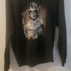 Marilyn monroe pull over hoodie Size Large