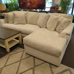 Soft white Fabric Sectional Couch Sofa