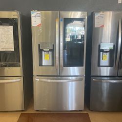 L G Insta View Stainless Steel Refrigerator With Ice And Water Dispenser‼️