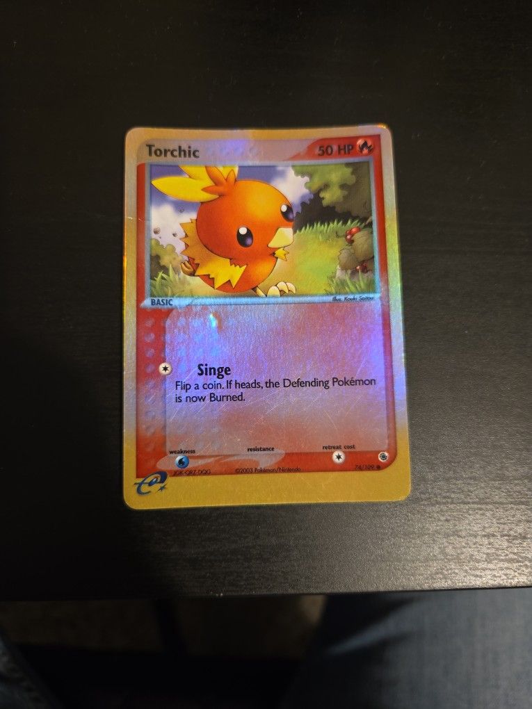 Torchic Reverse Holo Pokémon Card