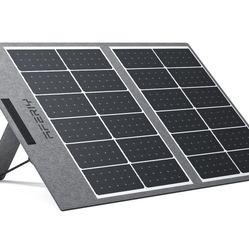 New AFERIY Portable Solar Panels 65 Watt for Solar Generator with Kickstand, Solar Panel for RV Outdoor Camping