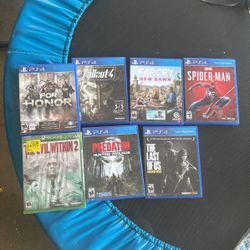 6 PS4 Game And 1 Xbox 