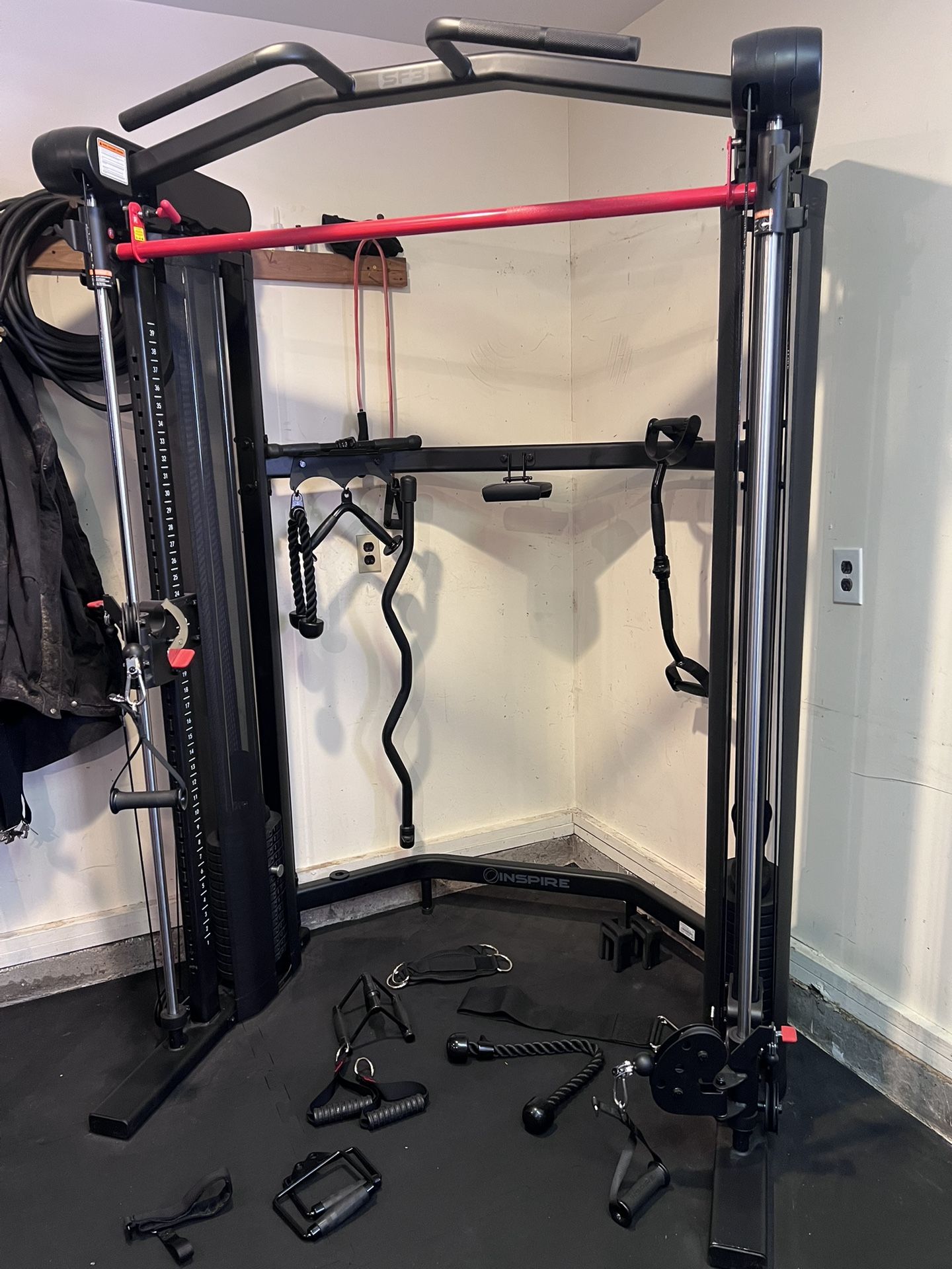 Inspire Fitness Home Gym Functional Trainer with Selectorized Smith Bar