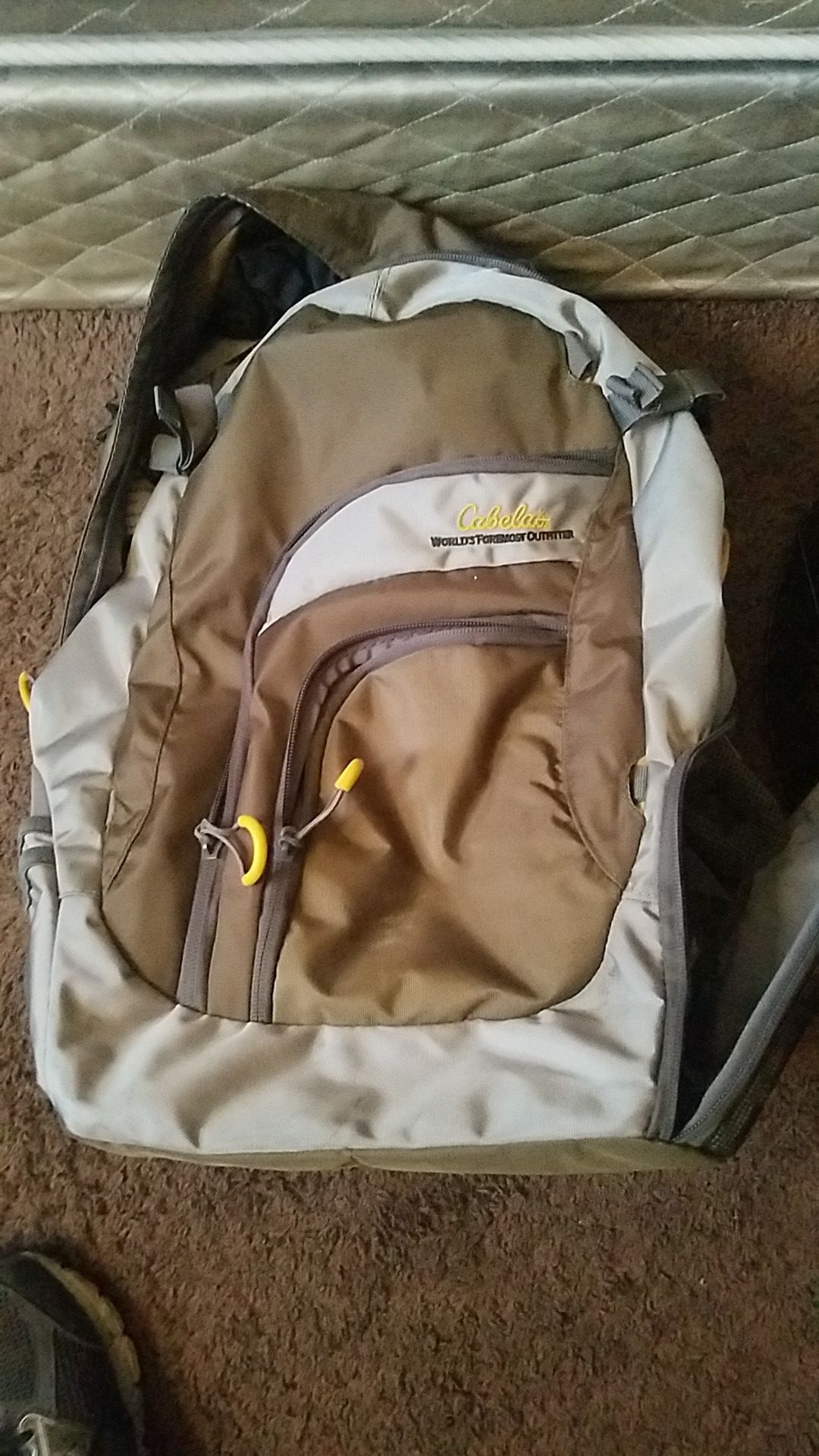 O.B.O. Fully stocked Cabelas fishing backpack