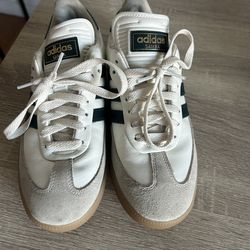 MALBON X ADIDAS SAMBA GOLF SHOES MENS SIZE 7 OFF WHITE AURORA IVY CHALK WHITE