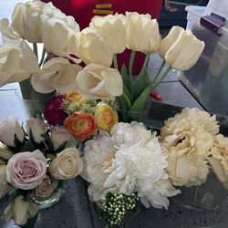 Assortment Of Artificial Flowers