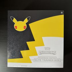 25th Celebrations Pokémon Center ETB Elite Trainer Box