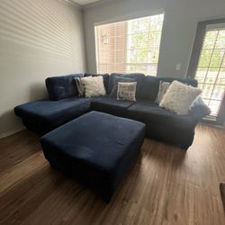 Cordelle 2-Piece Sectional and Ottoman Set
