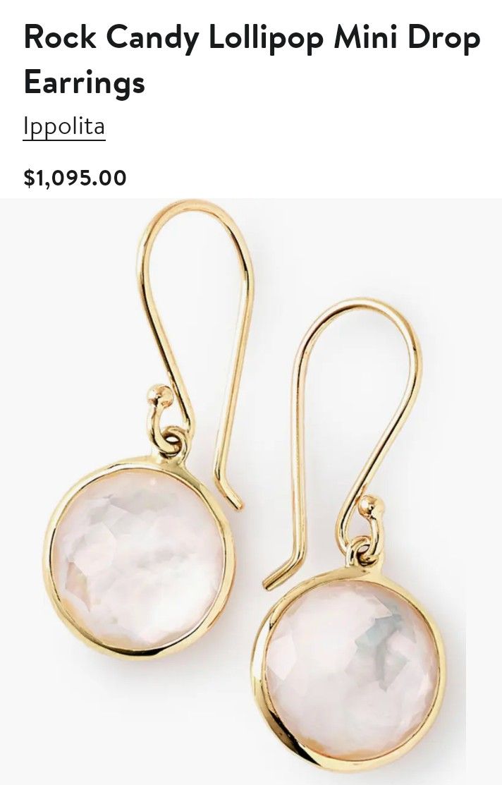 Ippolita 18 Karat Gold Mother-of-Pearl Earrings