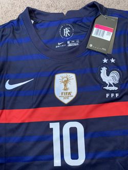  Mbappe #10 France Home Soccer Jersey 2022/23 (Large) Dark Blue  : Clothing, Shoes & Jewelry