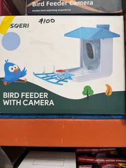 Bird feeder with camera